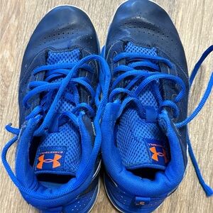 Under Armour Kids Navy and Royal Blue Sneakers